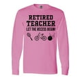 thumbnail image 1 of Inktastic Retired Teacher- Let the Recess Begin Long Sleeve T-Shirt, 1 of 5