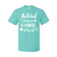 thumbnail image 1 of Inktastic Retired but Forever a Nurse at Heart T-Shirt, 1 of 5