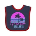 thumbnail image 1 of Inktastic Retro 80s Puerto Vallarta Boys or Girls Baby Bib, 1 of 4