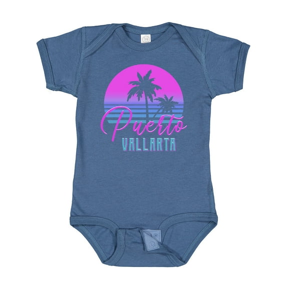 Inktastic Retro 80s Puerto Vallarta Boys or Girls Baby Bodysuit