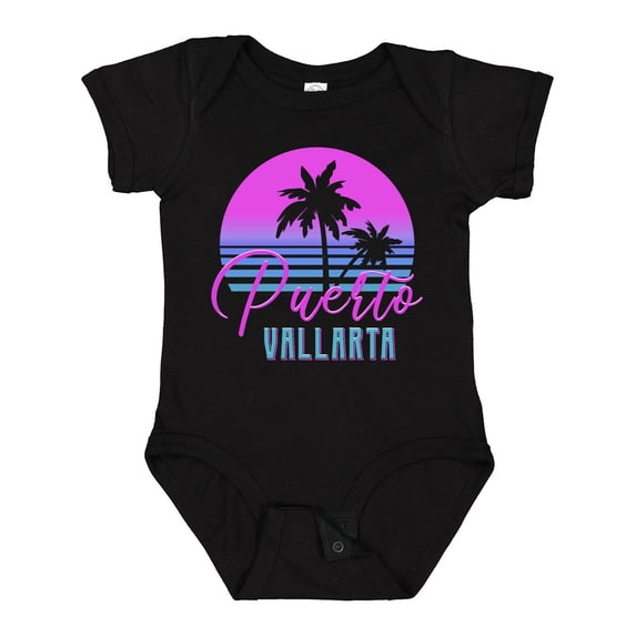 Inktastic Retro 80s Puerto Vallarta Boys or Girls Baby Bodysuit