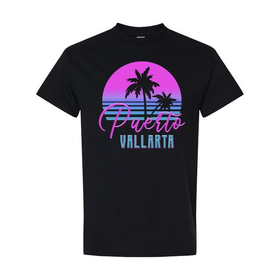 Inktastic Retro 80s Puerto Vallarta T-Shirt