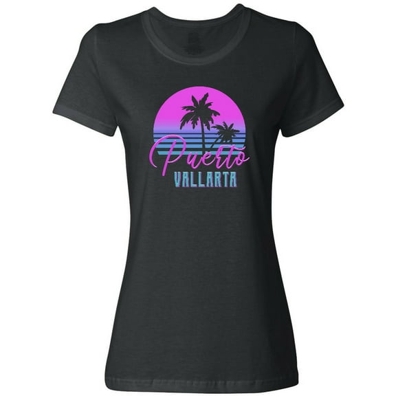 Inktastic Retro 80s Puerto Vallarta Women's T-Shirt