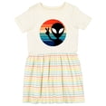 thumbnail image 1 of Inktastic Retro Alien Girls Toddler Dress, 1 of 5