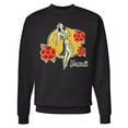 thumbnail image 1 of Inktastic Retro Hula Girl Adult Sweatshirt, 1 of 4