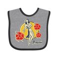 thumbnail image 1 of Inktastic Retro Hula Girl Girls Baby Bib, 1 of 4