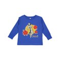 thumbnail image 1 of Inktastic Retro Hula Girl Girls Long Sleeve Toddler T-Shirt, 1 of 5
