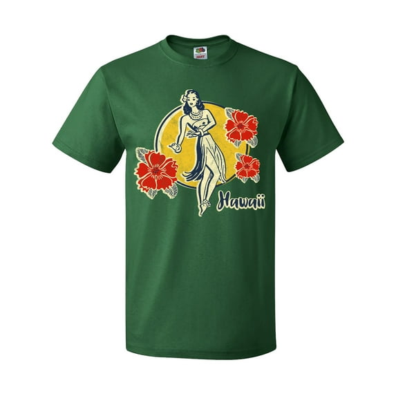 Inktastic Retro Hula Girl T-Shirt