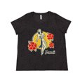 thumbnail image 1 of Inktastic Retro Hula Girl Women's Plus Size T-Shirt, 1 of 5