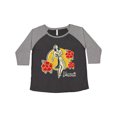 thumbnail image 1 of Inktastic Retro Hula Girl Women's Plus Size T-Shirt, 1 of 5