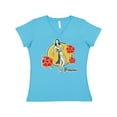 thumbnail image 1 of Inktastic Retro Hula Girl Women's V-Neck T-Shirt, 1 of 5