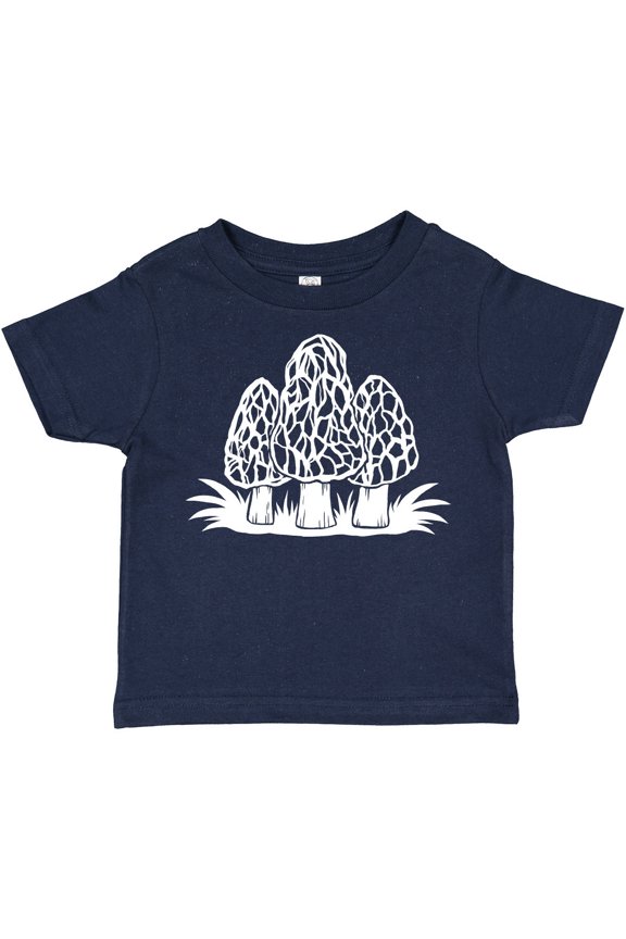Retro Morel Mushrooms Boys or Girls Toddler T-Shirt