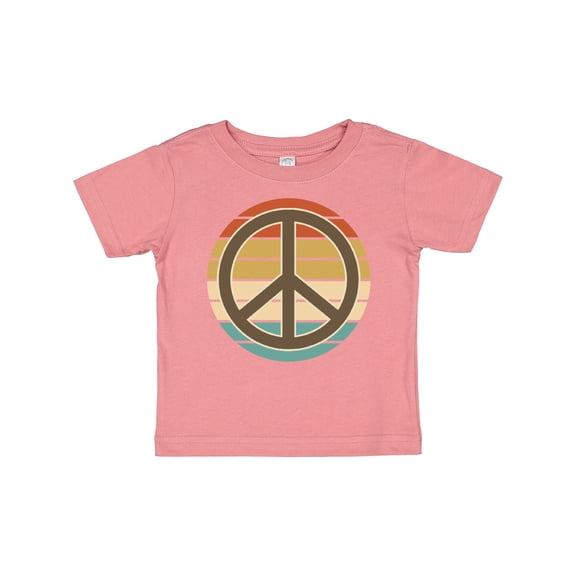 Inktastic Retro Peace Sign Sunset Boys or Girls Baby T-Shirt