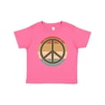 thumbnail image 1 of Inktastic Retro Peace Sign Sunset Boys or Girls Baby T-Shirt, 1 of 5