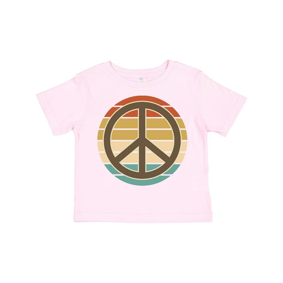 Inktastic Retro Peace Sign Sunset Boys or Girls Toddler T-Shirt
