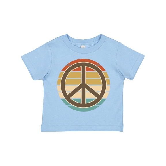 Inktastic Retro Peace Sign Sunset Boys or Girls Toddler T-Shirt