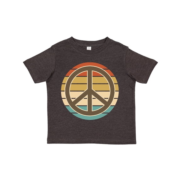 Inktastic Retro Peace Sign Sunset Boys or Girls Toddler T-Shirt