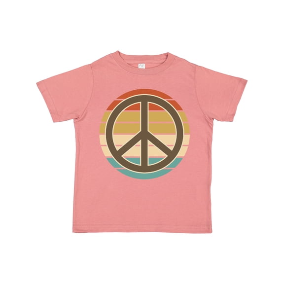 Inktastic Retro Peace Sign Sunset Boys or Girls Toddler T-Shirt