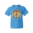 thumbnail image 1 of Inktastic Retro Peace Sign Sunset Youth T-Shirt, 1 of 5