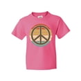 thumbnail image 1 of Inktastic Retro Peace Sign Sunset Youth T-Shirt, 1 of 5