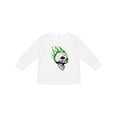 thumbnail image 1 of Inktastic Retro Skull Boys or Girls Long Sleeve Toddler T-Shirt, 1 of 5