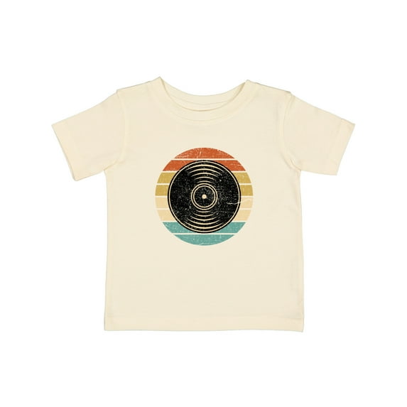 Inktastic Retro Vinyl Record Music Vintage Sunset Boys or Girls Baby T-Shirt