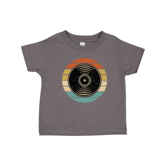 Inktastic Retro Vinyl Record Music Vintage Sunset Boys or Girls Toddler T-Shirt