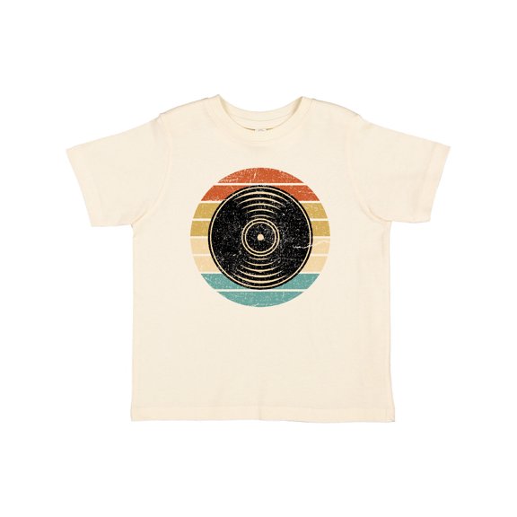 Inktastic Retro Vinyl Record Music Vintage Sunset Boys or Girls Toddler T-Shirt