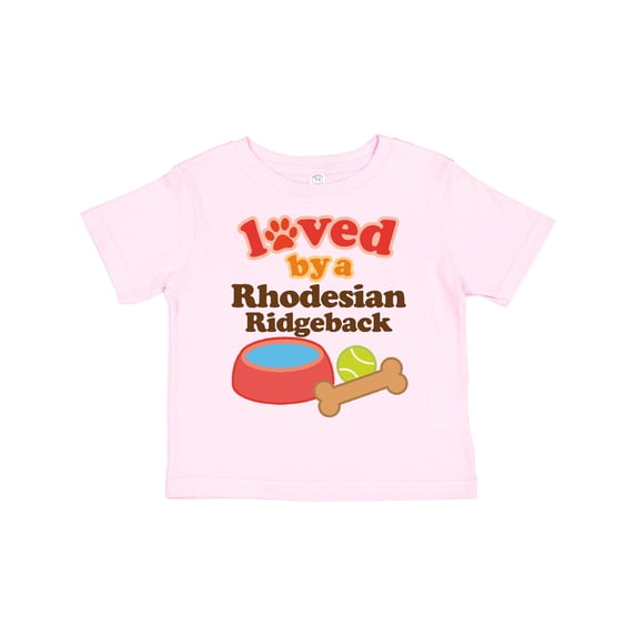 Inktastic Rhodesian Ridgeback Loved By A (Dog Breed) Boys or Girls Toddler T-Shirt