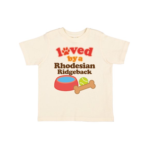 Inktastic Rhodesian Ridgeback Loved By A (Dog Breed) Boys or Girls Toddler T-Shirt