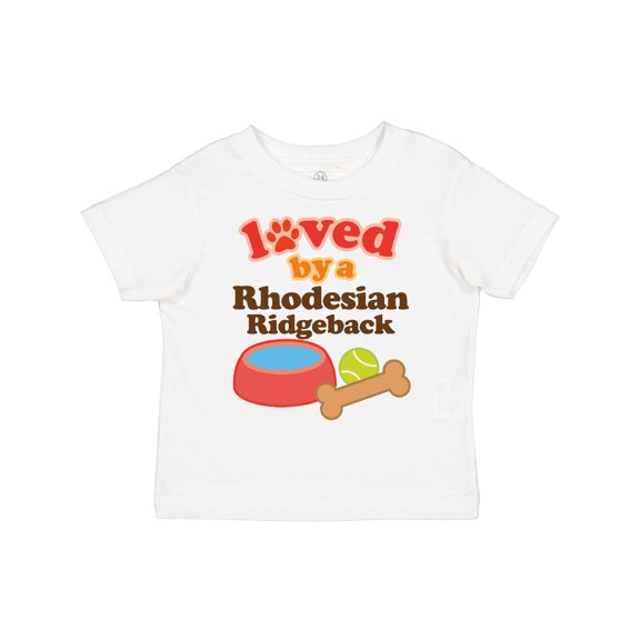 Inktastic Rhodesian Ridgeback Loved By A (Dog Breed) Boys or Girls Toddler T-Shirt