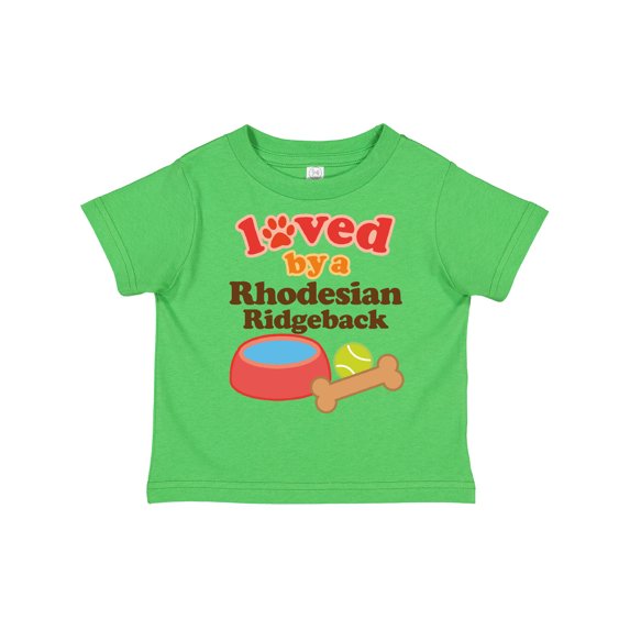 Inktastic Rhodesian Ridgeback Loved By A (Dog Breed) Boys or Girls Toddler T-Shirt