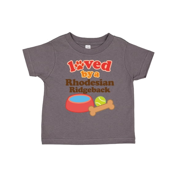 Inktastic Rhodesian Ridgeback Loved By A (Dog Breed) Boys or Girls Toddler T-Shirt