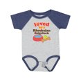 thumbnail image 1 of Inktastic Rhodesian Ridgeback Loved by a (dog Breed) Boys or Girls Baby Bodysuit, 1 of 5
