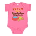 thumbnail image 1 of Inktastic Rhodesian Ridgeback Loved by a (dog Breed) Boys or Girls Baby Bodysuit, 1 of 5