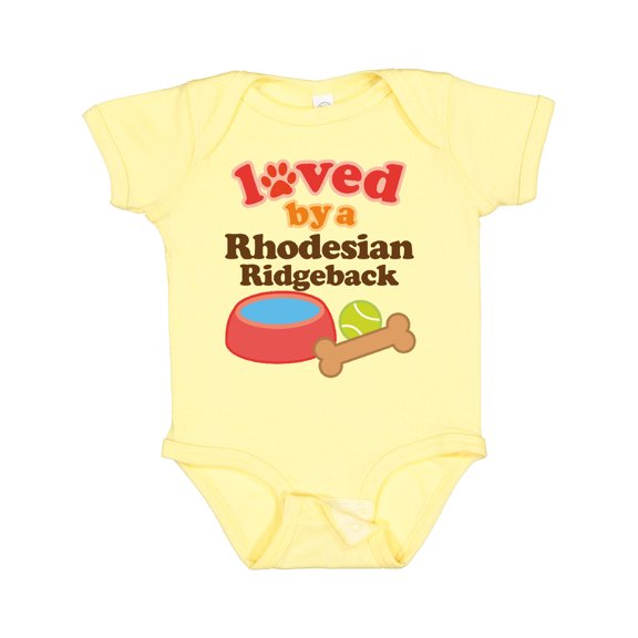 Inktastic Rhodesian Ridgeback Loved by a (dog Breed) Boys or Girls Baby Bodysuit