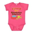 thumbnail image 1 of Inktastic Rhodesian Ridgeback Loved by a (dog Breed) Boys or Girls Baby Bodysuit, 1 of 5