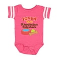 thumbnail image 1 of Inktastic Rhodesian Ridgeback Loved by a (dog Breed) Boys or Girls Baby Bodysuit, 1 of 5