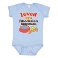 thumbnail image 1 of Inktastic Rhodesian Ridgeback Loved by a (dog Breed) Boys or Girls Baby Bodysuit, 1 of 5