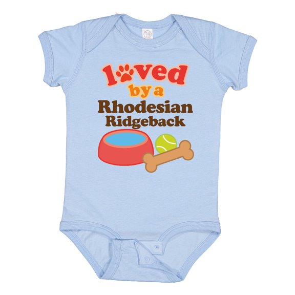 Inktastic Rhodesian Ridgeback Loved by a (dog Breed) Boys or Girls Baby Bodysuit