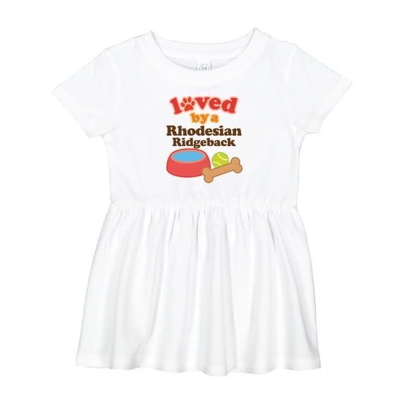 Inktastic Rhodesian Ridgeback Loved by a (dog Breed) Girls Baby Dress