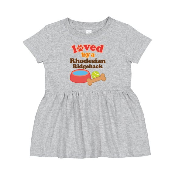 Inktastic Rhodesian Ridgeback Loved by a (dog Breed) Girls Baby Dress