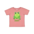thumbnail image 1 of Inktastic Ribbit Cute Green Frog Boys or Girls Baby T-Shirt, 1 of 5