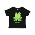 thumbnail image 1 of Inktastic Ribbit Cute Green Frog Boys or Girls Toddler T-Shirt, 1 of 5