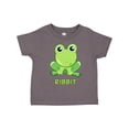 thumbnail image 1 of Inktastic Ribbit Cute Green Frog Boys or Girls Toddler T-Shirt, 1 of 5