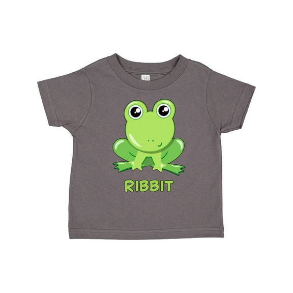 Inktastic Ribbit Cute Green Frog Boys or Girls Toddler T-Shirt
