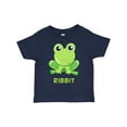thumbnail image 1 of Inktastic Ribbit Cute Green Frog Boys or Girls Toddler T-Shirt, 1 of 5