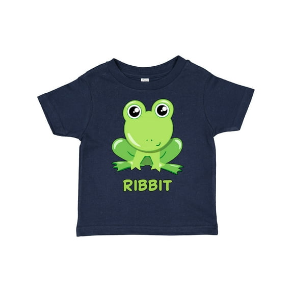 Inktastic Ribbit Cute Green Frog Boys or Girls Toddler T-Shirt