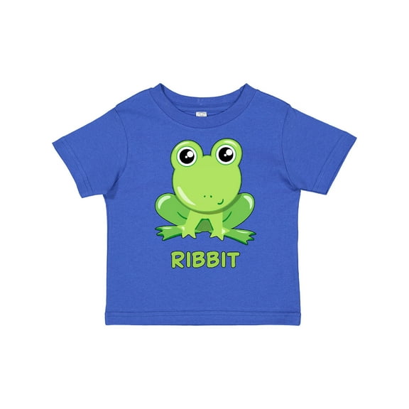 Inktastic Ribbit Cute Green Frog Boys or Girls Toddler T-Shirt