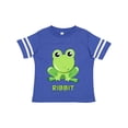 thumbnail image 1 of Inktastic Ribbit Cute Green Frog Boys or Girls Toddler T-Shirt, 1 of 5